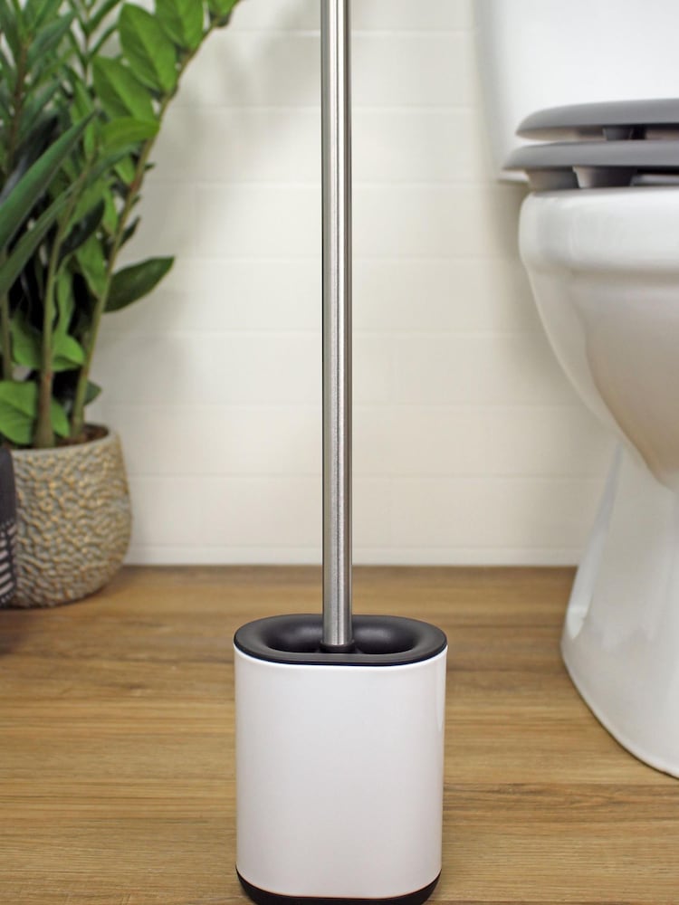 Showerdrape White Keto Toilet Brush Holder - Image 1 of 4