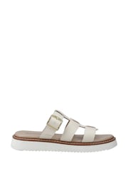 Hush Puppies Cream Celeste Slides Sandals - Image 1 of 4