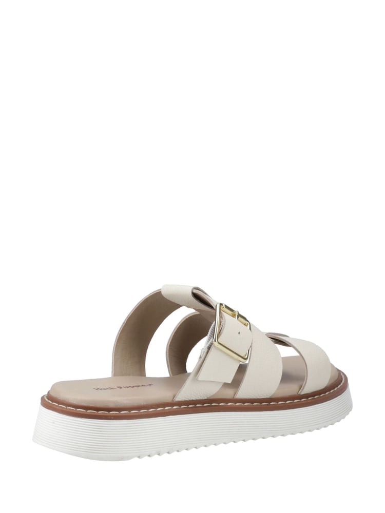 Hush Puppies Cream Celeste Slides Sandals - Image 2 of 4