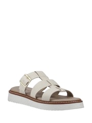 Hush Puppies Cream Celeste Slides Sandals - Image 3 of 4