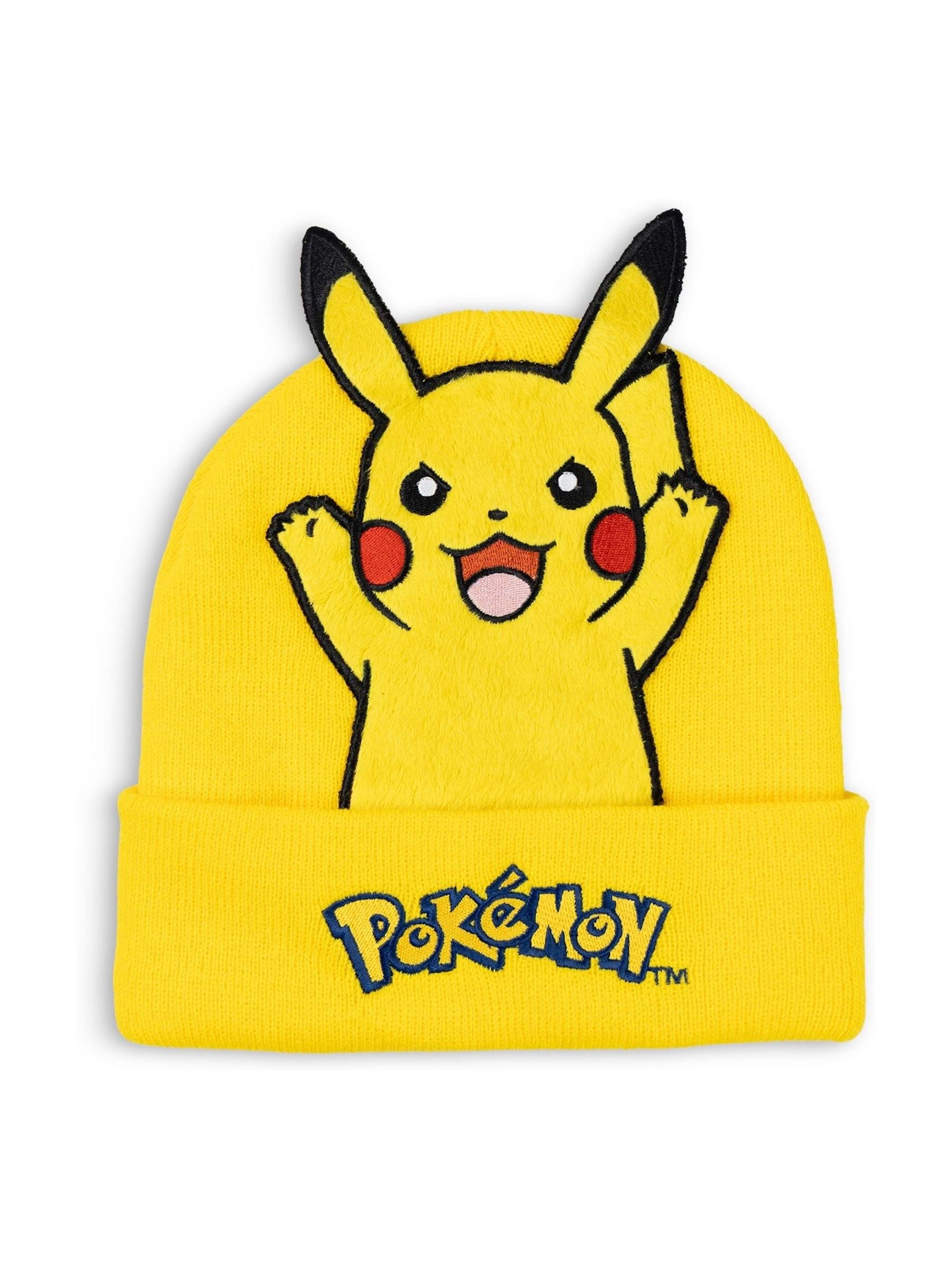 Pokemon Beanie Hat | Unisex Kids Yellow | Official Merch - Image 3