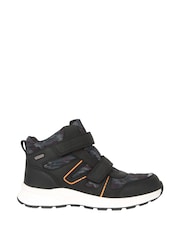 Mountain Warehouse Black Jupiter Kids Adaptive Waterproof Walking Boots - Image 1 of 4