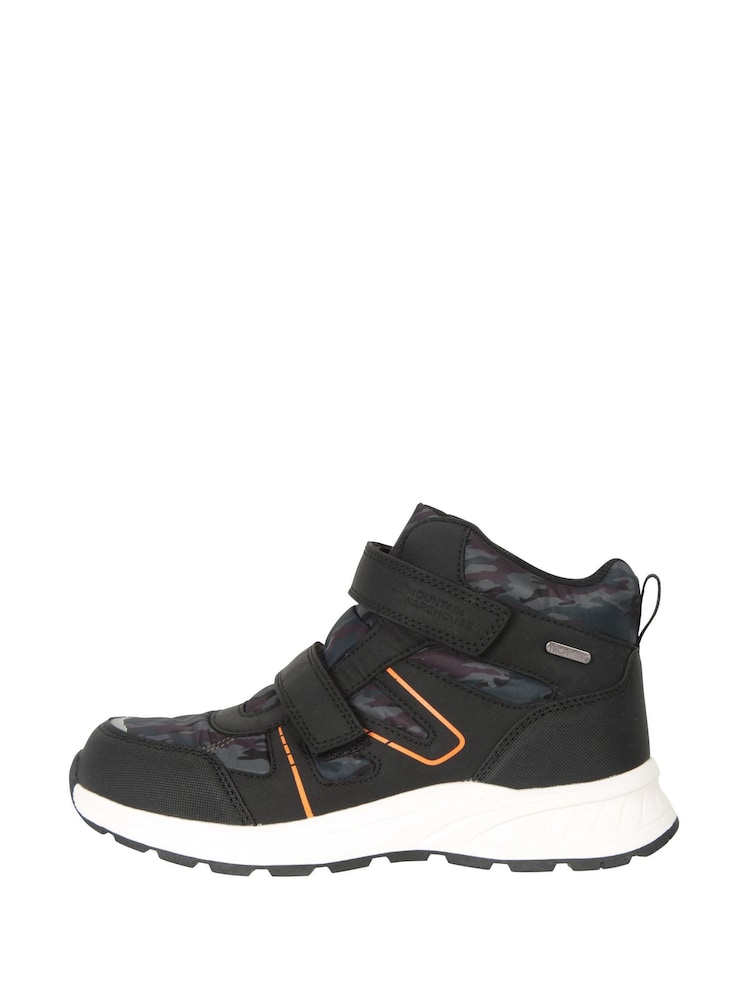 Mountain Warehouse Black Jupiter Kids Adaptive Waterproof Walking Boots - Image 2 of 4 Mountain Warehouse Black Jupiter Kids Adaptive Waterproof Walking Boots - Image 2 of 4