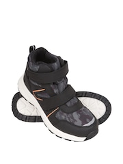 Mountain Warehouse Black Jupiter Kids Adaptive Waterproof Walking Boots - Image 3 of 4