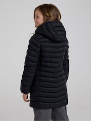 Mountain Warehouse Black Florence Kids Longline Padded Jacket - Image 4 of 4