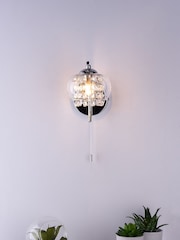 Dar Lighting Silver Elma Wall Light - Image 2 of 4