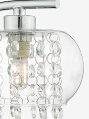 Dar Lighting Silver Elma Wall Light - Image 3 of 4