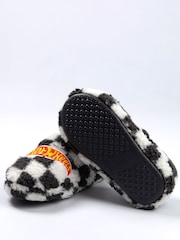 Vanilla Underground Black Hot Wheels Logo Slip On Loafer Slippers - Image 4 of 6