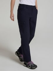 Mountain Warehouse Blue Winter Hiker Stretch Quick Dry Fleece Lined Trousers - Image 3 of 4