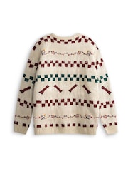 Vanilla Underground Wallace And Gromit Season Greetings Christmas Jumper - 6এর মধ্যে 2 ছবি