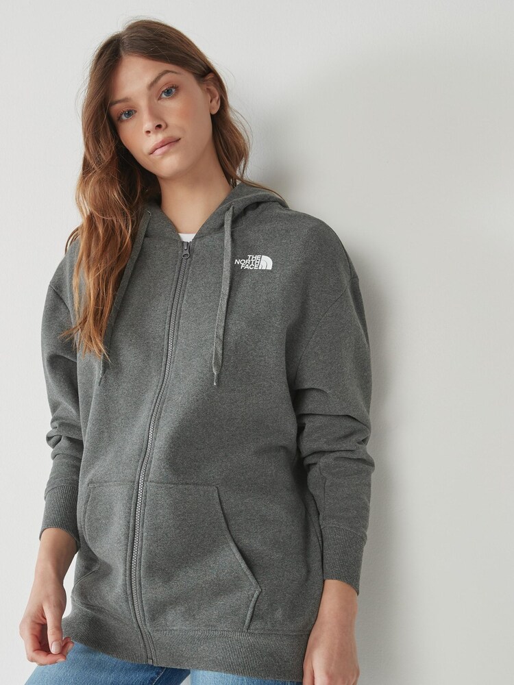Szary - The North Face Open Gate Full Zip Hoodie - Image 1 of 5