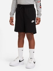 Nike Black Club Jersey Shorts - Image 1 of 9