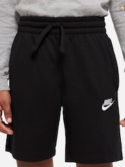 Nike Black Club Jersey Shorts - Image 2 of 9