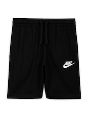 Nike Black Club Jersey Shorts - Image 7 of 9