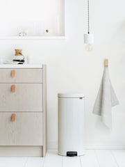 Brabantia White NewIcon 30L Pedal Bin - Image 1 of 6