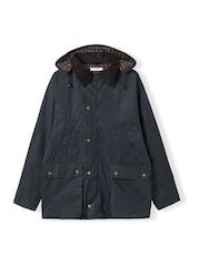 Celtic & Co. Blue Grown On Sleeve Waxed Jacket - Image 5 of 10