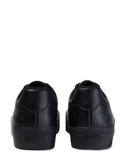 Kickers Black Leather Womens Tovni Stack Leather Trainers - Image 6 of 17