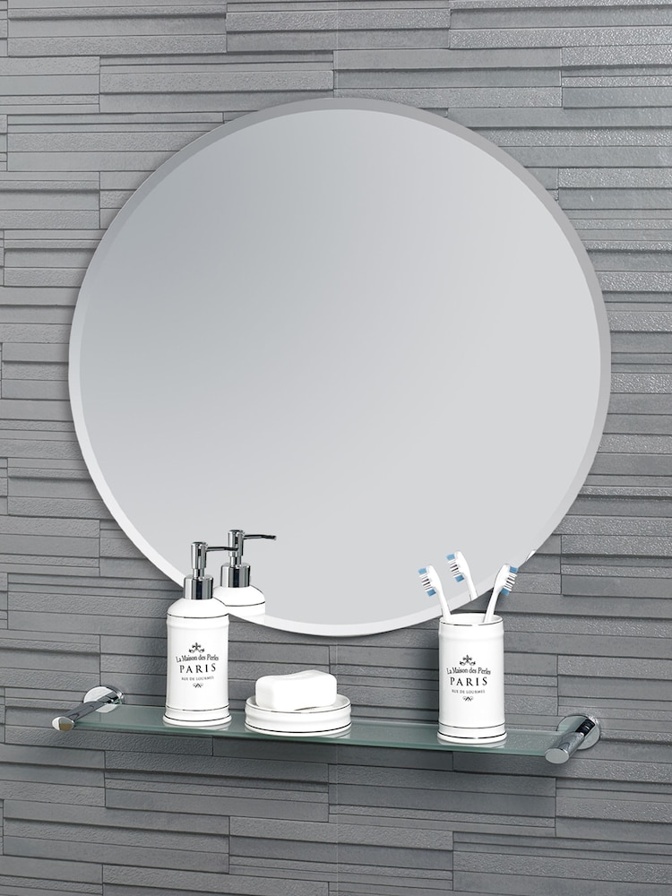 Showerdrape Fitzrovia Small Round Bathroom Mirror - Image 1 of 4