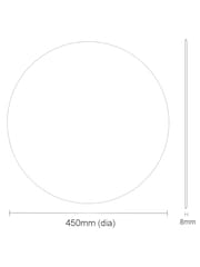 Showerdrape Fitzrovia Small Round Bathroom Mirror - Image 4 of 4