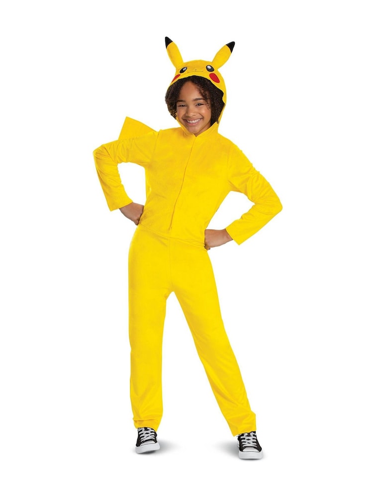 Jakks Pacific Pikachu Detached Hooded Jumpsuit - Image 2 of 3 Jakks Pacific Pikachu Detached Hooded Jumpsuit - Image 2 of 3