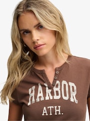 Superdry Brown Notch Neck Graphic T-Shirt - Image 5 of 5
