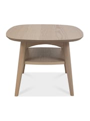 Bentley Designs Natural Dansk Lamp Table With Shelf - Image 3 of 3