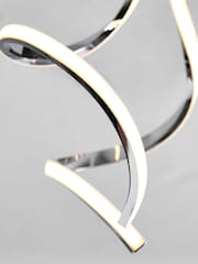 Chrome Callie Flush Ceiling Light - Image 3 of 9