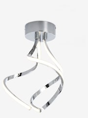 Chrome Callie Flush Ceiling Light - Image 9 of 9