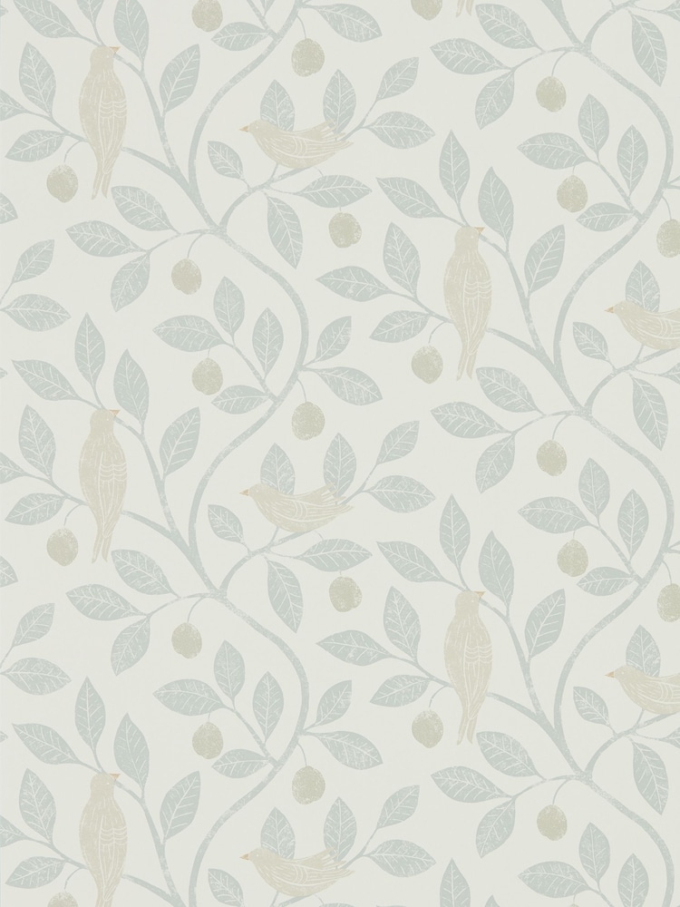 Sanderson Home Grey Damson Tree 10.05M Wallpaper - Image 1 of 1