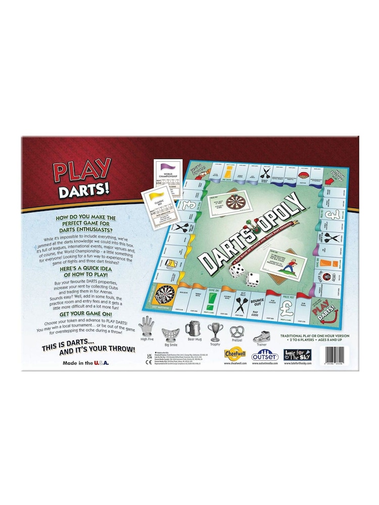 Cheatwell Games Darts-Opoly The Bullseye Property Game - Image 2 of 4