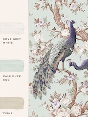Laura Ashley Duck Egg Belvedere 10M Wallpaper - Image 4 of 4
