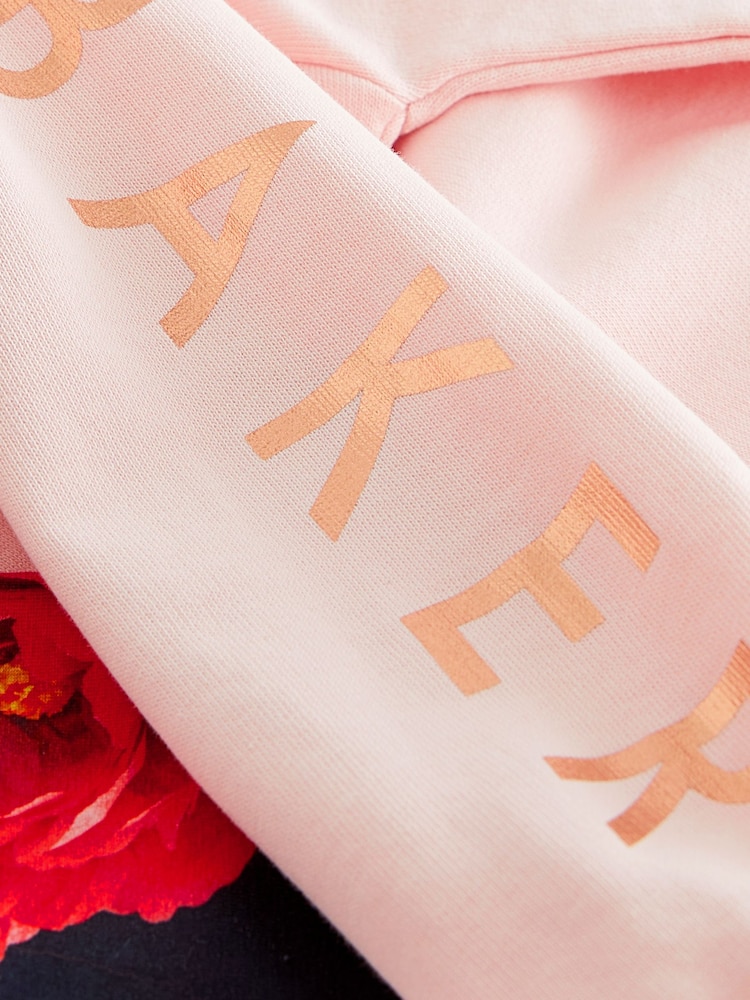 Baker by Ted Baker Bow Sweater and Floral Leggings Set - Image 12 of 12