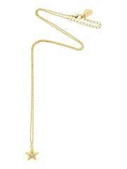 Estella Bartlett Gold Tone Stars So Bright Cubic Zirconia Pendant - Image 2 of 4