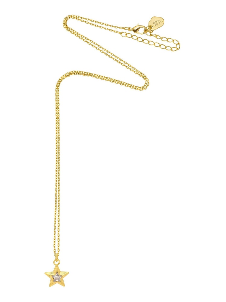 Estella Bartlett Gold Tone Stars So Bright Cubic Zirconia Pendant - Image 2 of 4