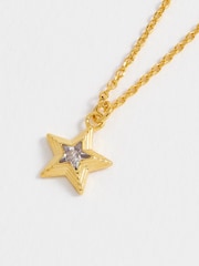 Estella Bartlett Gold Tone Stars So Bright Cubic Zirconia Pendant - Image 3 of 4