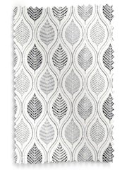 Grey Lino Leaf Made to Measure Roller Blind - Image 3 of 6