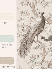 Laura Ashley Soft Truffle Belvedere 10M Wallpaper - Image 4 of 4