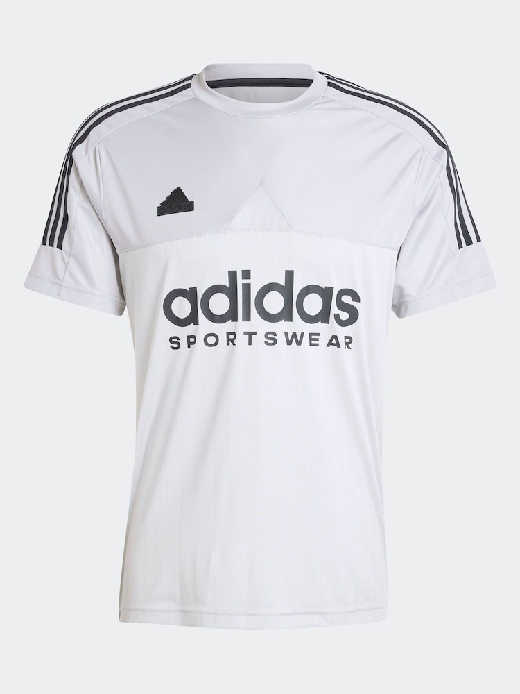 adidas Grey Tiro T-Shirt - Image 5 of 5