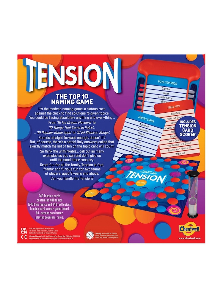 Cheatwell Games Tension Family Board Game - Image 2 of 4 Cheatwell Games Tension Family Board Game - Image 2 of 4