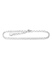 Thomas Sabo Silver Tone Charm Club Anklet - Image 1 of 2