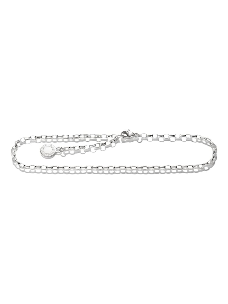 Thomas Sabo Silver Tone Charm Club Anklet - Image 1 of 2