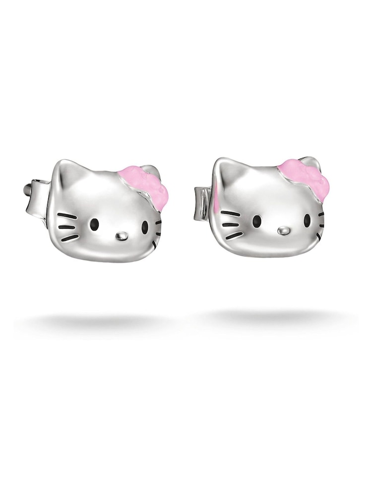 Thomas Sabo Silver Tone Hello Kitty Earstuds Earrings - Image 2 of 3 Thomas Sabo Silver Tone Hello Kitty Earstuds Earrings - Image 2 of 3