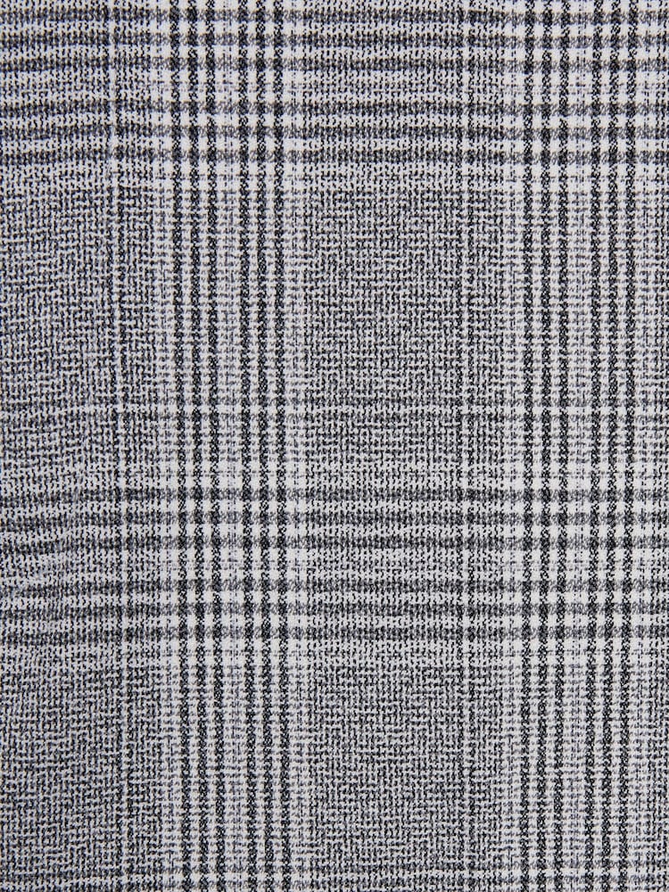 Grey Slim Fit Check Suit: Trousers with Motionflex Waistband - Image 2 of 3 Grey Slim Fit Check Suit: Trousers with Motionflex Waistband - Image 2 of 3