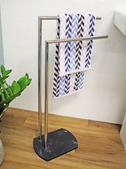 Showerdrape Grey Octavia Freestanding Towel Stand - Image 2 of 3