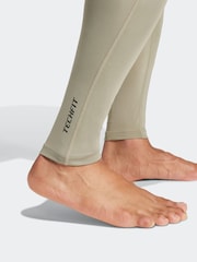 adidas Green TECHFIT Compression Training Long Tights - Image 3 of 6