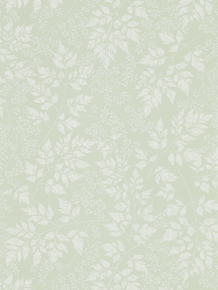 Sanderson Home Green Spring Leaves 10.05M Wallpaper - Image 1 of 1