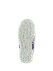 Pavers Blue Multi Pavers Ladies Wide Fit Lightweight Slip-On Trainers - Image 5 of 5