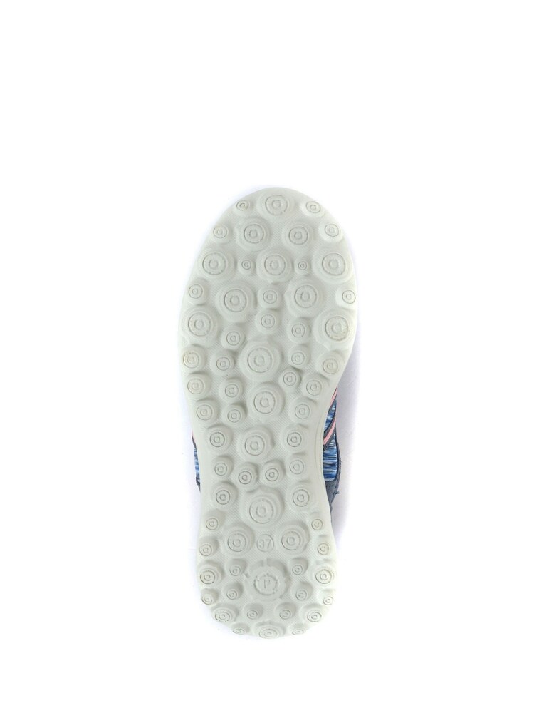Pavers Blue Multi Pavers Ladies Wide Fit Lightweight Slip-On Trainers - Image 5 of 5