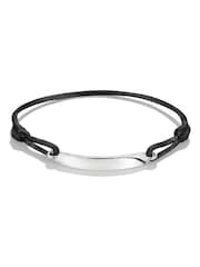 Thomas Sabo Black Engravable Textile Bracelet - Image 2 of 4