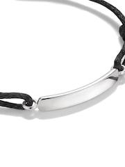 Thomas Sabo Black Engravable Textile Bracelet - Image 3 of 4